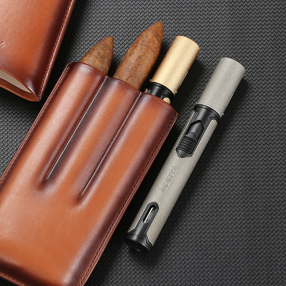 Galiner Jet Butane Lighter with Metal Double Needles Nubber detail 9