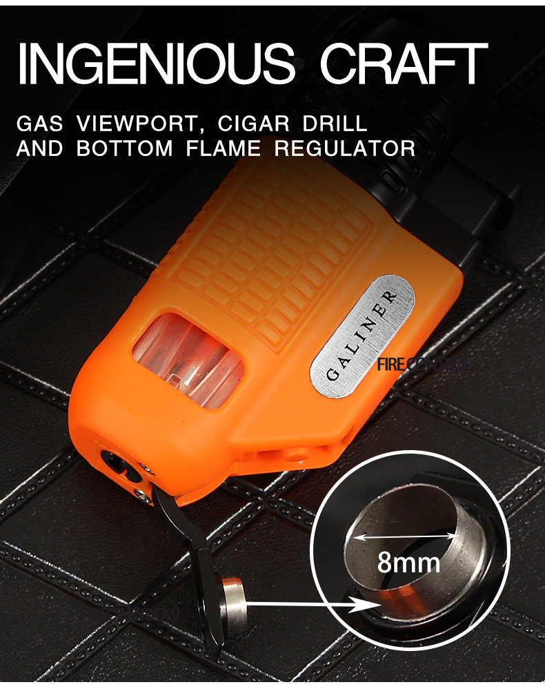 Windproof Jet Flame Torch Lighter GALINER detail 11