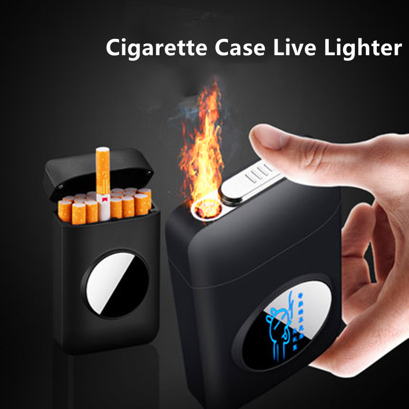 USB Rechargeable Flameless Windproof Acrylic Lighter Case detail 2 USB Rechargeable Flameless Windproof Acrylic Lighter Case detail 2