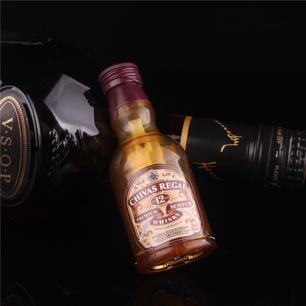Whiskey Bottle Lighters Refillable Novelty Gift Idea for Wine Lovers - Chivas