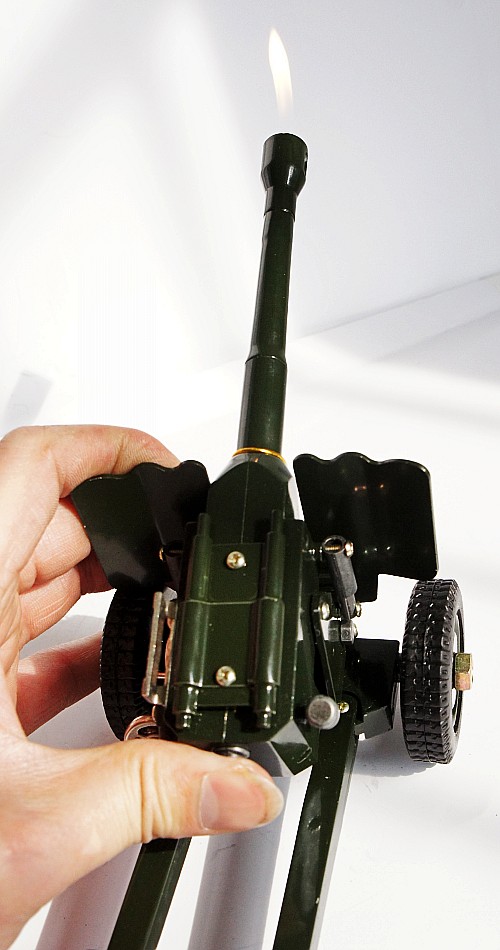 Metal Cannon Lighter Vintage Style Creative Lighter Home Decor Accessories detail 2
