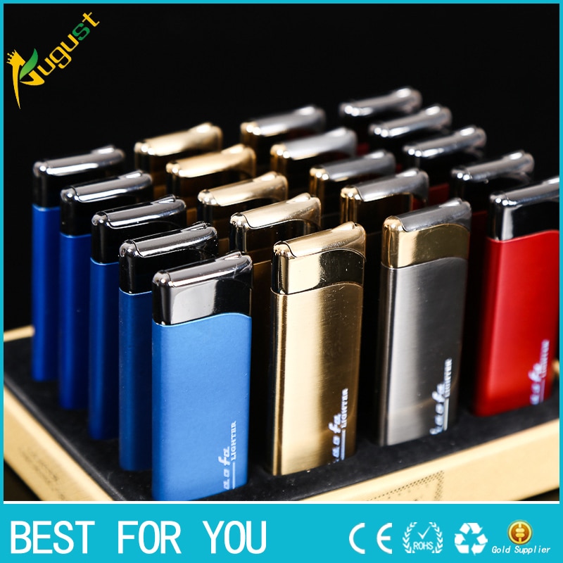 Cigarette lighter metal Creative lighters Smoking Lighter windproof butane gas cigarette lighter torch metal
