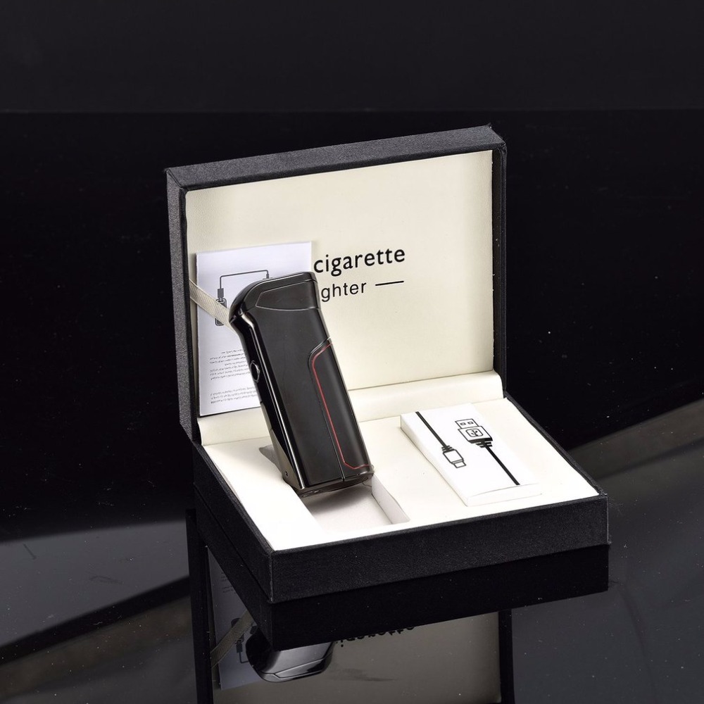 New Double Electric Arc Cigarette Lighter Innovative Replaceable Battery Electronic Cigar Lighter Rechargeable Windproof Lighter New Double Electric Arc Cigarette Lighter Innovative Replaceable Battery Electronic Cigar Lighter Rechargeable Windproof Lighter