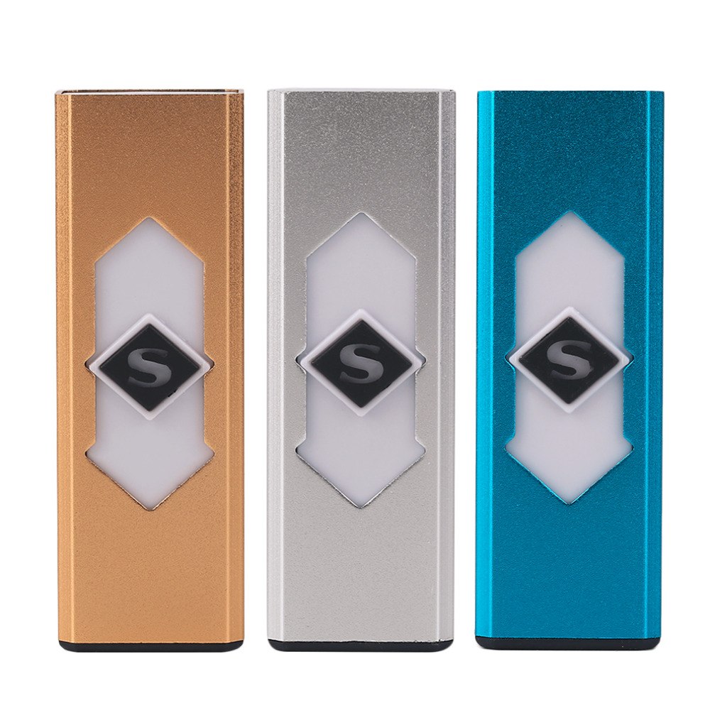 3 Colors Windproof Rechargeable Heating Wire Electronic Usb Charge Cigarette Lighter Cigar Lighter Business Gifts 3 Colors Windproof Rechargeable Heating Wire Electronic Usb Charge Cigarette Lighter Cigar Lighter Business Gifts