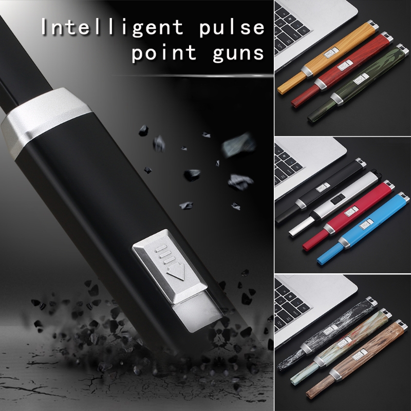 1pc Rechargeable Lighter Windproof USB Electric Flameless Cigarette Lighter Optional Color 1pc Rechargeable Lighter Windproof USB Electric Flameless Cigarette Lighter Optional Color