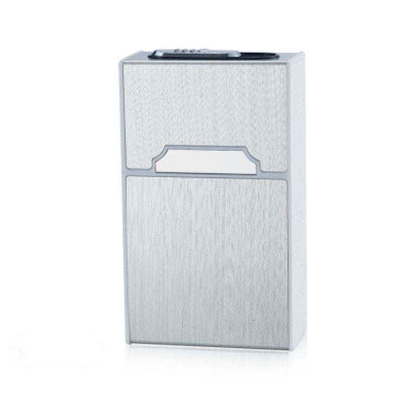 Portable USB windproof electronic cigarette case with lighter 20pcs cigarette holder USB charging lighter men’s products Portable USB windproof electronic cigarette case with lighter 20pcs cigarette holder USB charging lighter men's products