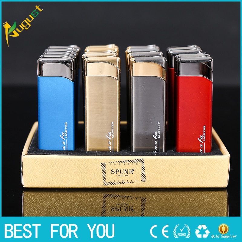 10pcs/lot Cigarette lighter metal Creative lighters Smoking Lighter windproof butane gas cigarette lighter torch metal 10pcs/lot Hot sale Cigarette lighter metal Creative lighters Smoking Lighter windproof butane gas cigarette lighter torch metal