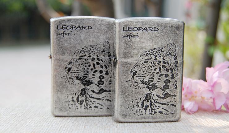 The lighter The ancient silver leopard leopard grain surface processing Spend a leopard kerosene windproof lighter bag mail The lighter The ancient silver leopard leopard grain surface processing Spend a leopard kerosene windproof lighter bag mail