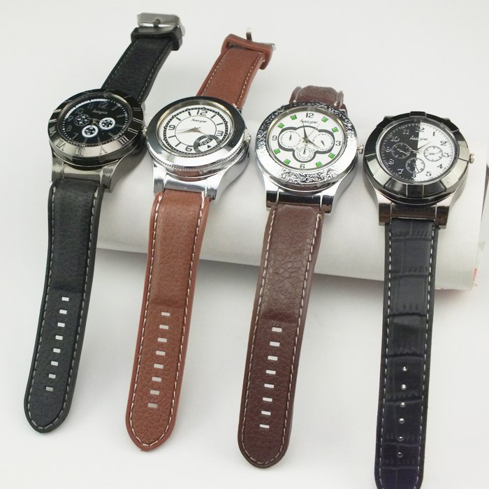 Windproof cigarette lighter USB charging watch watch really creative personality are environmentally friendly rechargeable light Windproof cigarette lighter USB charging watch watch really creative personality are environmentally friendly rechargeable light