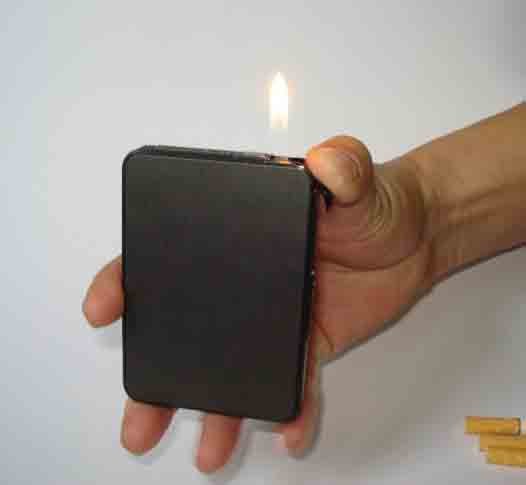 Lighter cigarette case for 10 cigarettes pack cigarette case Lighter Lighter cigarette case for 10 cigarettes pack cigarette case Lighter