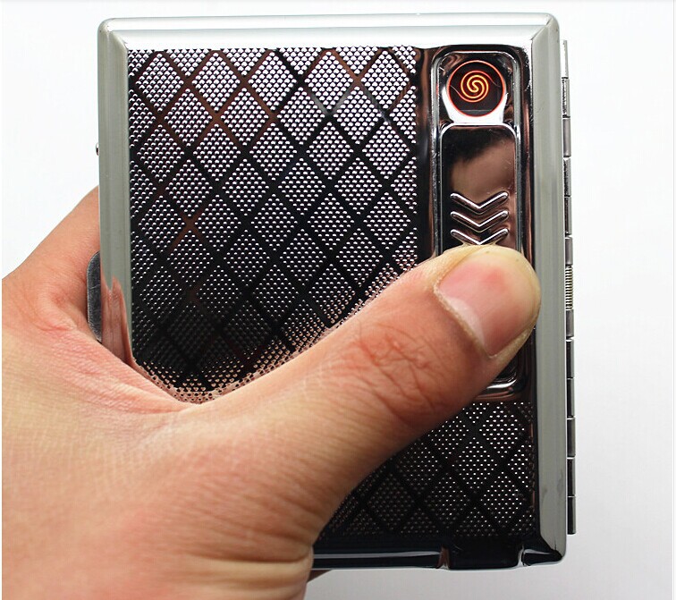 16 cigarettes USB Cigarette case Lighter 16 cigarettes USB Cigarette case Lighter