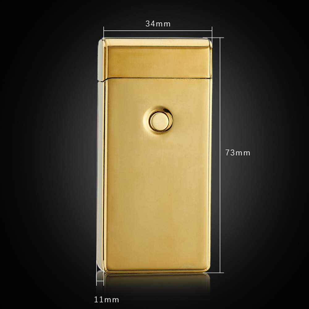 Creative small Rechargeable USB Windproof flameless electric Electronic charging Cigarette lighter Smokeless Lighter Dual Arc Creative small Rechargeable USB Windproof flameless electric Electronic charging Cigarette lighter Smokeless Lighter Dual Arc