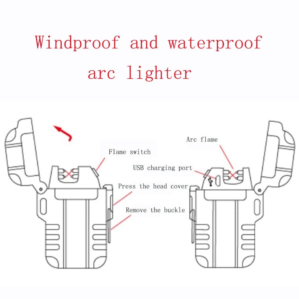 Jeebel Outdoor Camouflage Waterproof Windproof Double Arc Pulse Plasma Cigarette Lighter USB Charging Electric Metal Lighter Jeebel Outdoor Camouflage Waterproof Windproof Double Arc Pulse Plasma Cigarette Lighter USB Charging Electric Metal Lighter