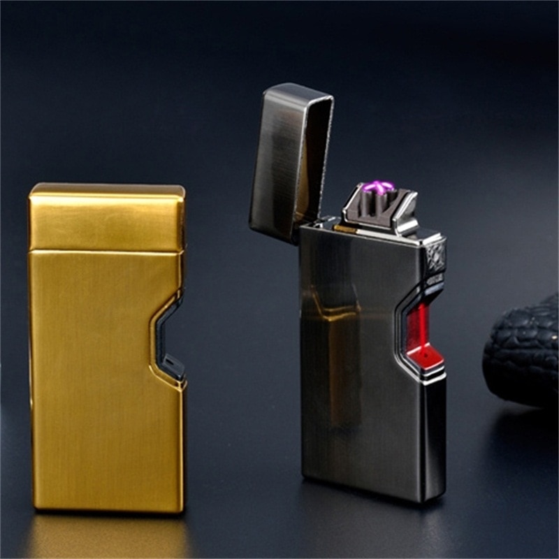 Infrared Induction Ignition USB Lighter Fast Ignition High Grade Electric Lighter Double Pulsed Arc Cigarette Lighter New Design Infrared Induction Ignition USB Lighter Fast Ignition High Grade Electric Lighter Double Pulsed Arc Cigarette Lighter