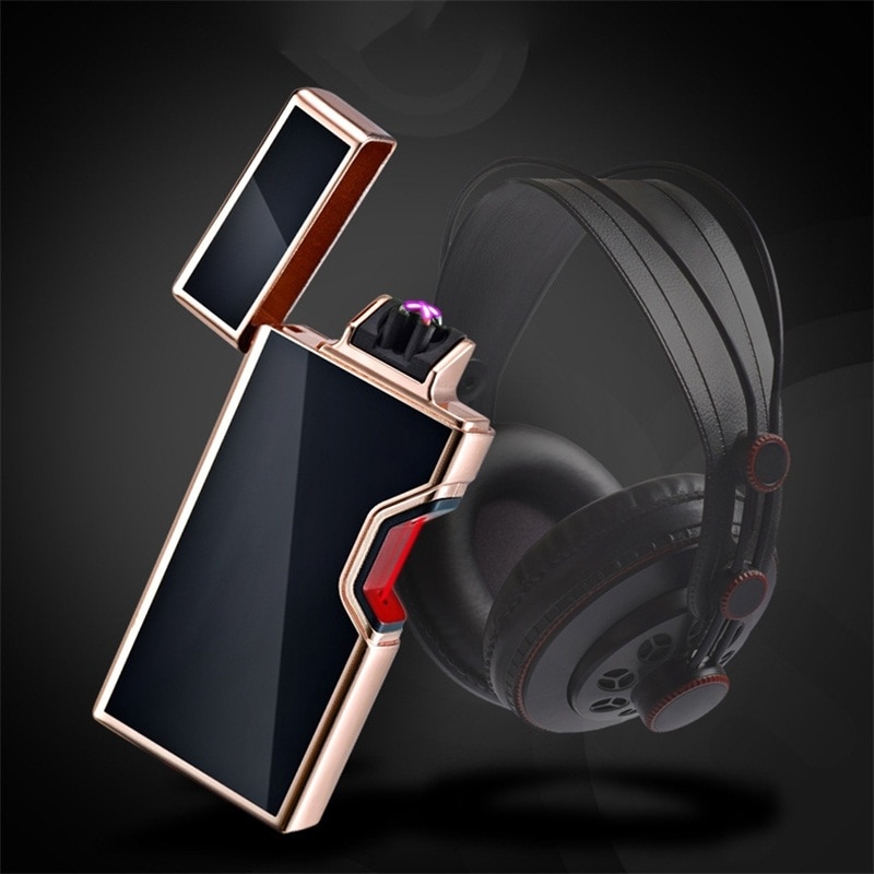 Infrared Induction Ignition USB Lighter Fast Ignition High Grade Electric Lighter Double Pulsed Arc Cigarette Lighter New Design Infrared Induction Ignition USB Lighter Fast Ignition High Grade Electric Lighter Double Pulsed Arc Cigarette Lighter