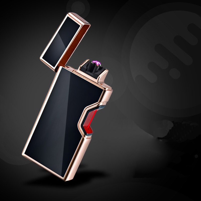 Infrared Induction Ignition USB Lighter Fast Ignition High Grade Electric Lighter Double Pulsed Arc Cigarette Lighter New Design Infrared Induction Ignition USB Lighter Fast Ignition High Grade Electric Lighter Double Pulsed Arc Cigarette Lighter