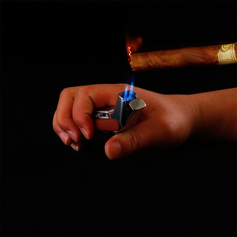 10pcs/lot 2016 Multi-function outdoor butane lighter gas metal plasma lighter with box as cigarette tool christmas for men 10pcs/lot 2016 Multi-function outdoor butane lighter gas metal plasma lighter with box as cigarette tool christmas gift for men