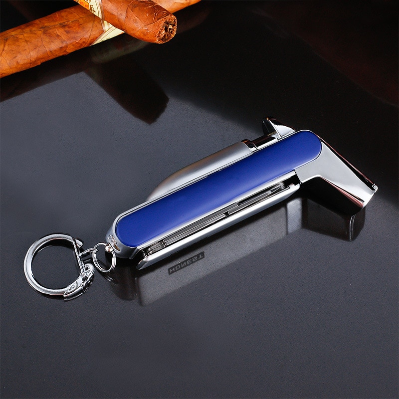 10pcs/lot 2016 Multi-function outdoor butane lighter gas metal plasma lighter with box as cigarette tool christmas for men 10pcs/lot 2016 Multi-function outdoor butane lighter gas metal plasma lighter with box as cigarette tool christmas gift for men