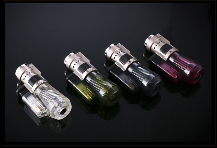 5pcs/lot Windproof Refillable lighter Triple Butane Jet Flame Torch Cigar Lighter Gas Butane Cigarette isqueiro With Gift Box 5pcs/lot Windproof Refillable lighter Triple Butane Jet Flame Torch Cigar Lighter Gas Butane Cigarette isqueiro With Gift Box