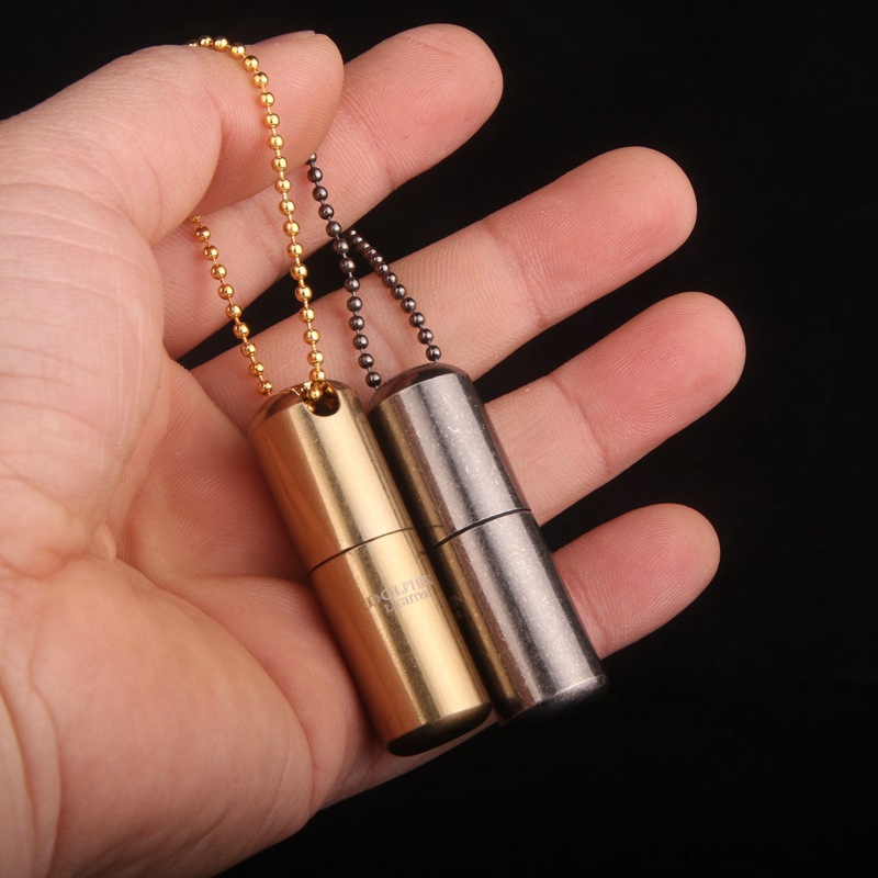 Portable Waterproof Mini Cigarette Cigar Oil Petrol Fire Keychain Fuel Bushcraft Capsule Match Camp Hike Gas Lighter NO GAS Portable Waterproof Mini Cigarette Cigar Oil Petrol Fire Keychain Fuel Bushcraft Capsule Match Camp Hike Gas Lighter NO GAS