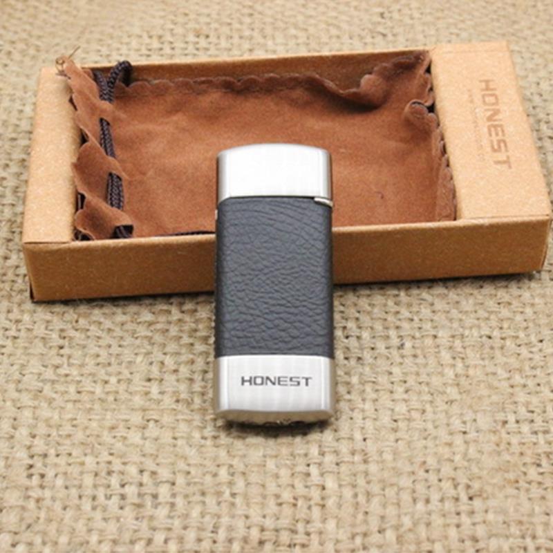 1pc High-end gifts to environmental lighter gas Kitchen windproof Lighter for tobacco cigarette Cigar Free shipping torch