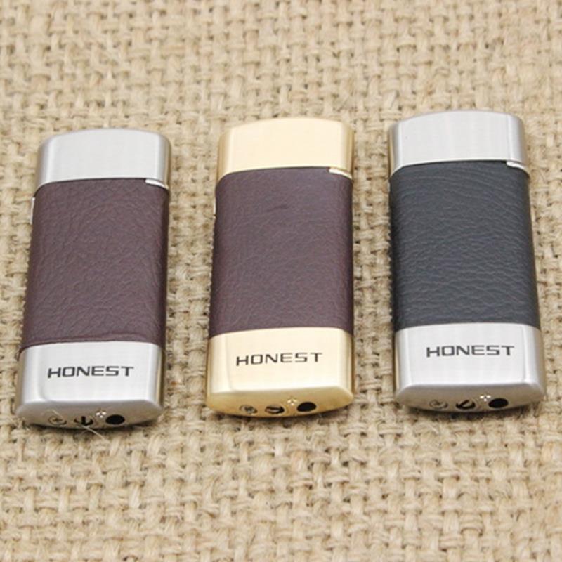 1pc High-end gifts to environmental lighter gas Kitchen windproof Lighter for tobacco cigarette Cigar Free shipping torch