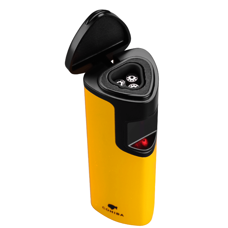 3 jets windproof jet flame infrared pulse ignition cigar lighter CB-0305 COHIBA 3 jets windproof jet flame infrared pulse ignition cigar lighter CB-0305