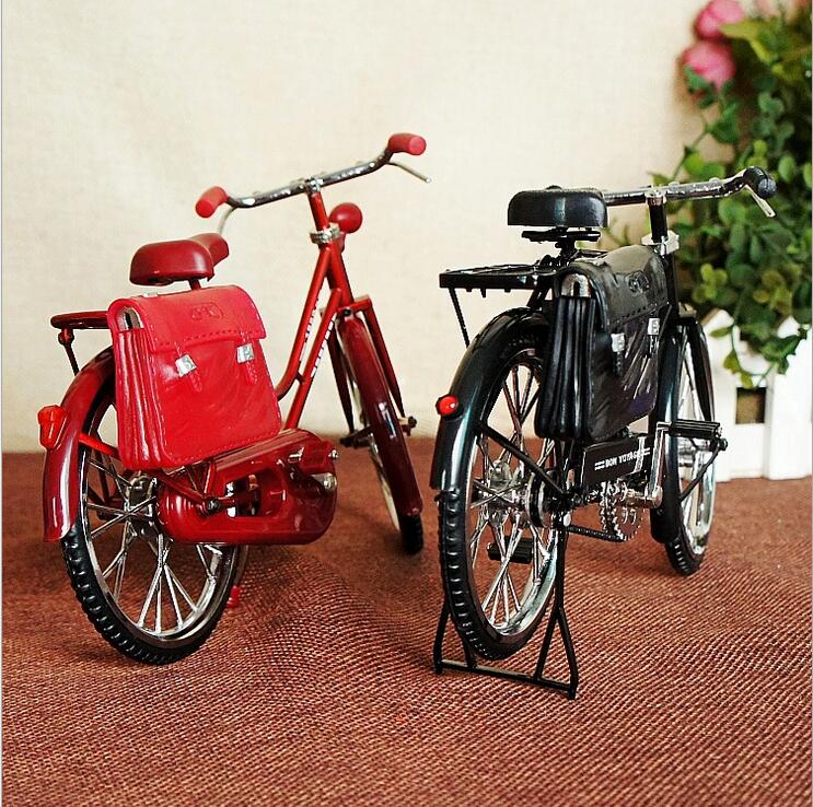 New model inflatable lighter bike vintage postman bicycles model with briefcase creative crafts ornaments memorial s New model inflatable lighter bike vintage postman bicycles model with briefcase creative crafts ornaments memorial gifts