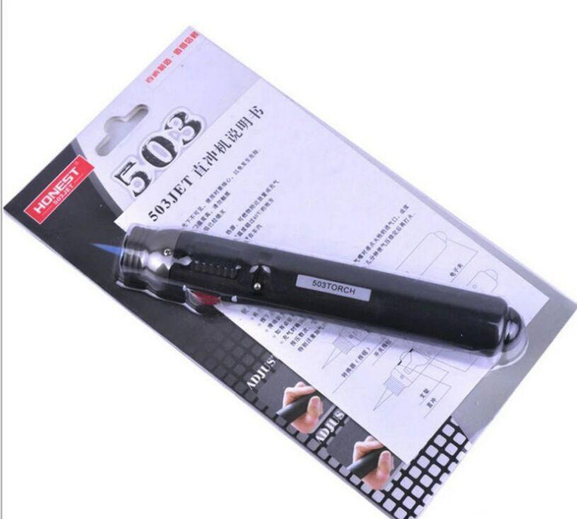 +A quality Jet Flame torch Pencil Butane Gas Lighter 503 pen style cigar cigarette torch Windproof Torch Welding Soldering +A quality Jet Flame torch Pencil Butane Gas Lighter 503 pen style cigar cigarette torch Windproof Torch Welding Soldering