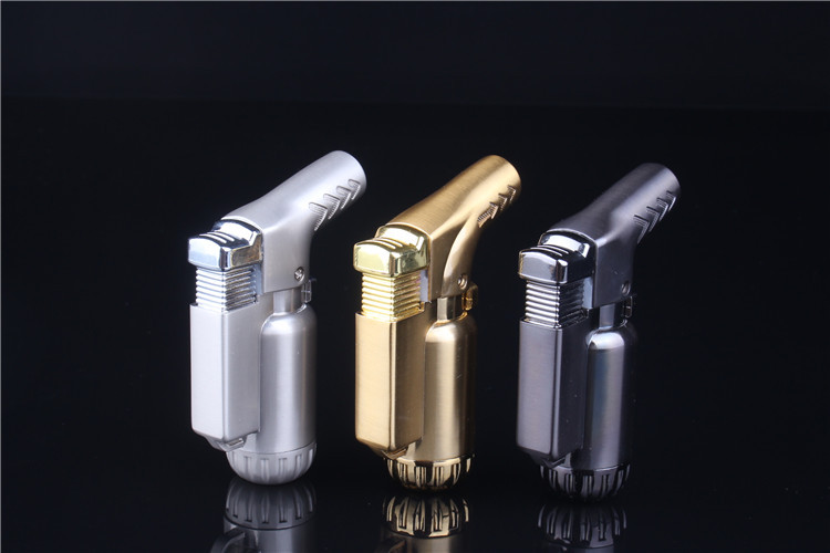 Hot Compact Gas Jet Lighter Torch Lighter Gasoline Fire Windproof Spray Gun Metal Lighter 1300 C NO GAS Cigarette Hot Compact Gas Jet Lighter Torch Lighter Gasoline Fire Windproof Spray Gun Metal Lighter 1300 C NO GAS Cigarette Accessories