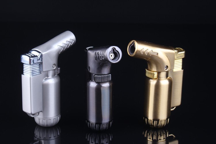 Hot Compact Gas Jet Lighter Torch Lighter Gasoline Fire Windproof Spray Gun Metal Lighter 1300 C NO GAS Cigarette Hot Compact Gas Jet Lighter Torch Lighter Gasoline Fire Windproof Spray Gun Metal Lighter 1300 C NO GAS Cigarette Accessories