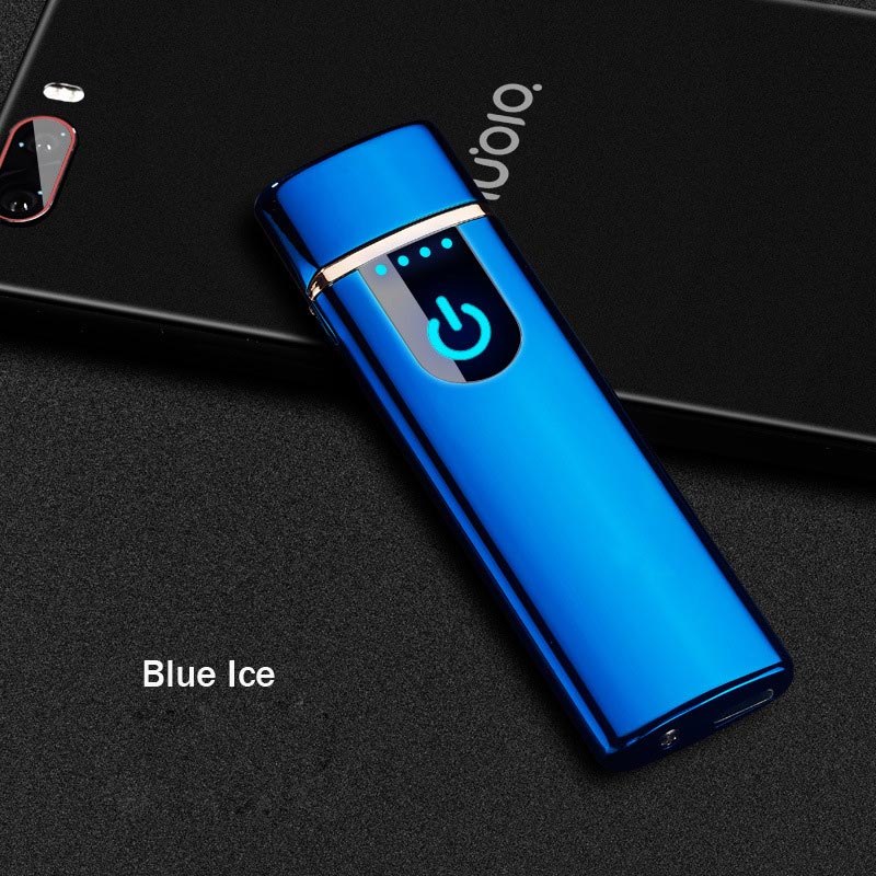 Rechargeab Dual Arc Lighter USB windproof personality Electric ...