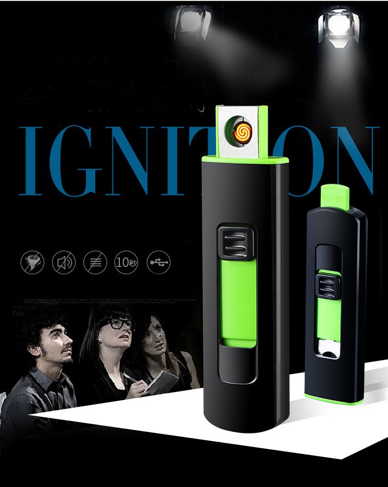 USB lighters, double side ignition creative s, windproof electronic cigar lighter.portable ultrathin lighter USB lighters, double side ignition creative gifts, windproof electronic cigar lighter.portable ultrathin lighter