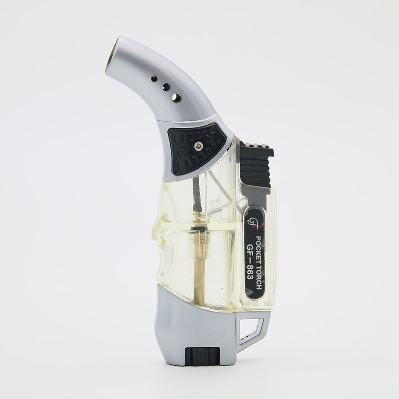 2pcs/lot butane gas lighter for cigarettes spray gun lighter click advanced vaporizer torch Lighter as smoking accessary 2pcs/lot butane gas lighter for cigarettes new spray gun lighter click advanced vaporizer torch Lighter as smoking accessary