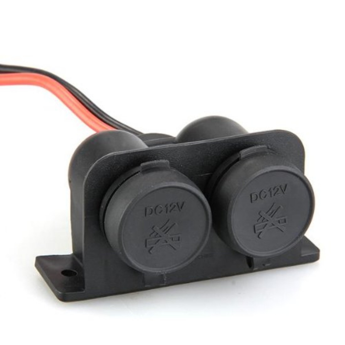 New Best Sell Cigarette Lighter Power DC 12V Adapter Twin Durable Plastic 12V Waterproof Motorbike about 85 x 45.5 x 55.5 mm New Best Sell Cigarette Lighter Power DC 12V Adapter Twin Durable Plastic 12V Waterproof Motorbike about 85 x 45.5 x 55.5 mm