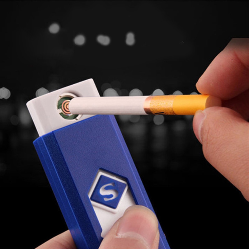 Recharge Heating coil Within Li-Battery Flameless Electronic Cigarette USB Lighter Eco-Friendly portable Lighter 0B Recharge Heating coil Within Li-Battery Flameless Electronic Cigarette USB Lighter Eco-Friendly portable Lighter 0B