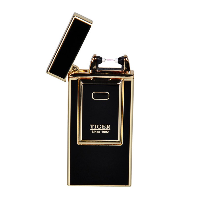 Tiger USB Rechargeable Electric Cigarette Lighters Arc Windproof