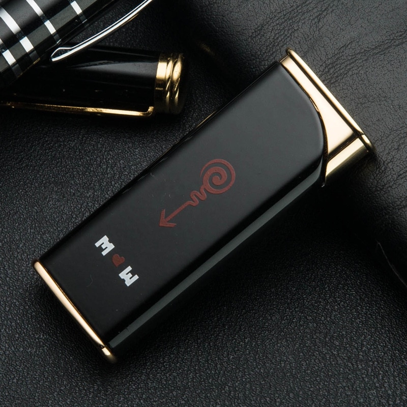 2pcs/lot New Butane zinc alloy lighter isqueiro with pakeage box gadgets encendedor for men 3 color select plasma lighter 2pcs/lot 2017 New Butane zinc alloy lighter isqueiro with pakeage box gadgets encendedor for men 3 color select plasma lighter