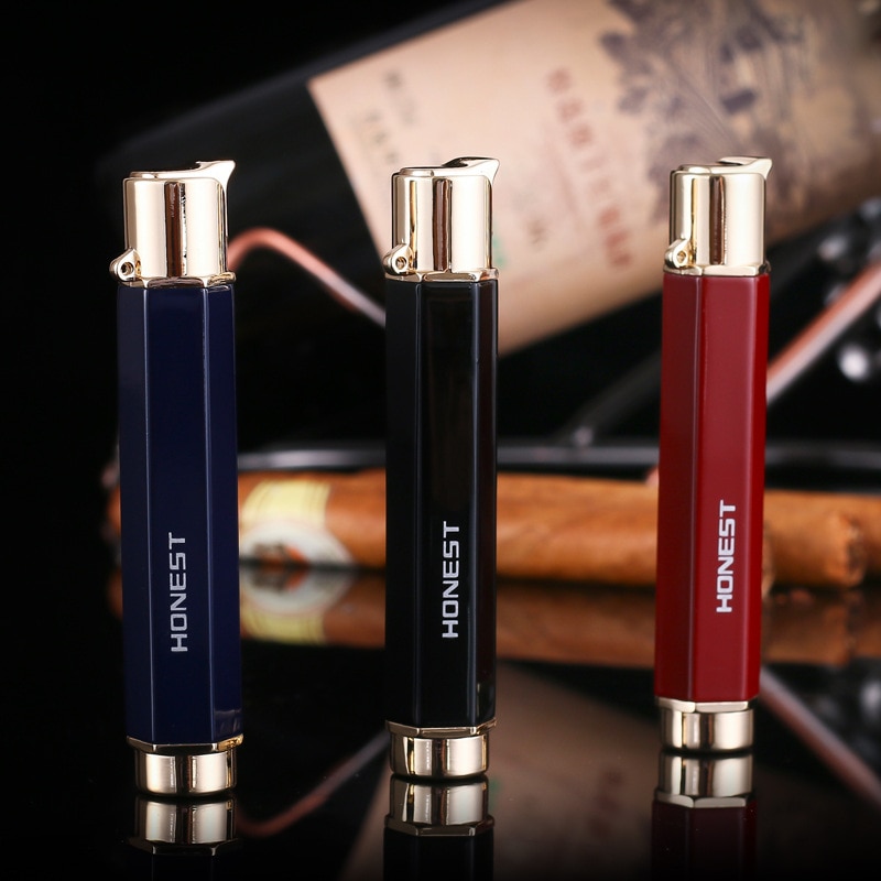 10pcs/lot Butane lighter isqueiro with pakeage box gadgets for men 3 color select high quality plasma lighter encendedor 10pcs/lot 2017 Butane lighter isqueiro with pakeage box gadgets for men 3 color select high quality plasma lighter encendedor