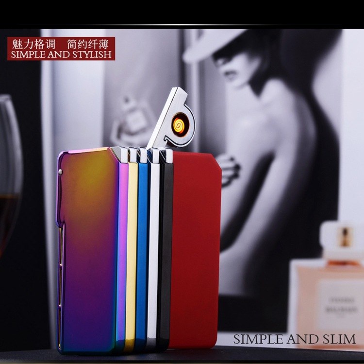 10pcs/lot High quality USB arc plasma lighter isqueiro as cigarette tool with box Flameless Cool windproof electronic lighter 10pcs/lot High quality USB arc plasma lighter isqueiro as cigarette tool with box Flameless Cool windproof electronic lighter