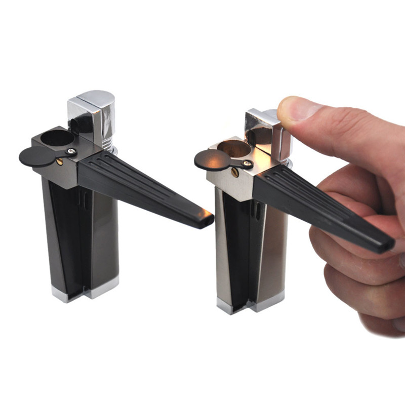 10pcs/lot 2 in 1 Cigarette Lighter Metal Cigarette Lighter Tobacco Pipe