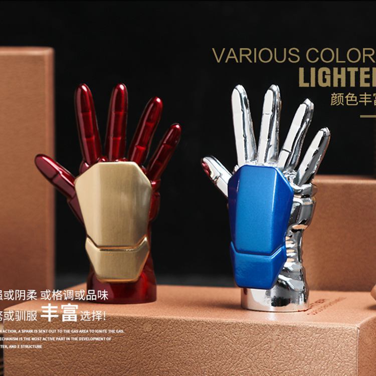 Iron Man hand USB charging lighter New Toy Energy hand cigarette lighter Iron Man hand USB charging lighter New Toy Energy hand cigarette lighter