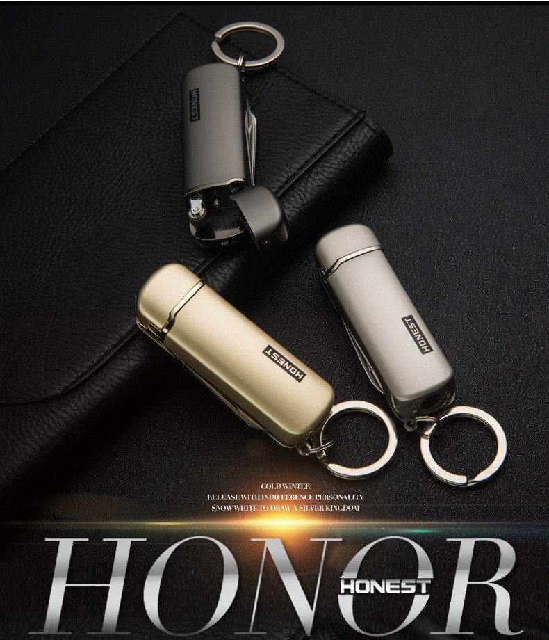 10pcs/lot 3color Outdoor multi-function lighter 2016 metal windproof Lighter with scissors for men as christmas isqueiro 10pcs/lot 3color Outdoor multi-function lighter 2016 metal windproof Lighter with scissors for men as christmas gift isqueiro