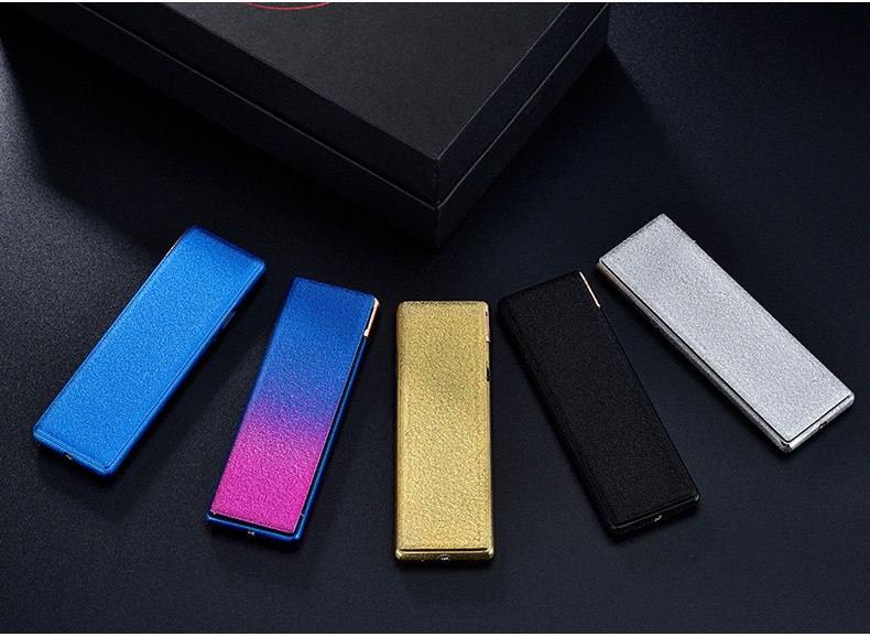 Creative New Portable Mini Ultra-thin USB Rechargeable Electronic Cigarette Lighter Creative New Portable Mini Ultra-thin USB Rechargeable Electronic Cigarette Lighter