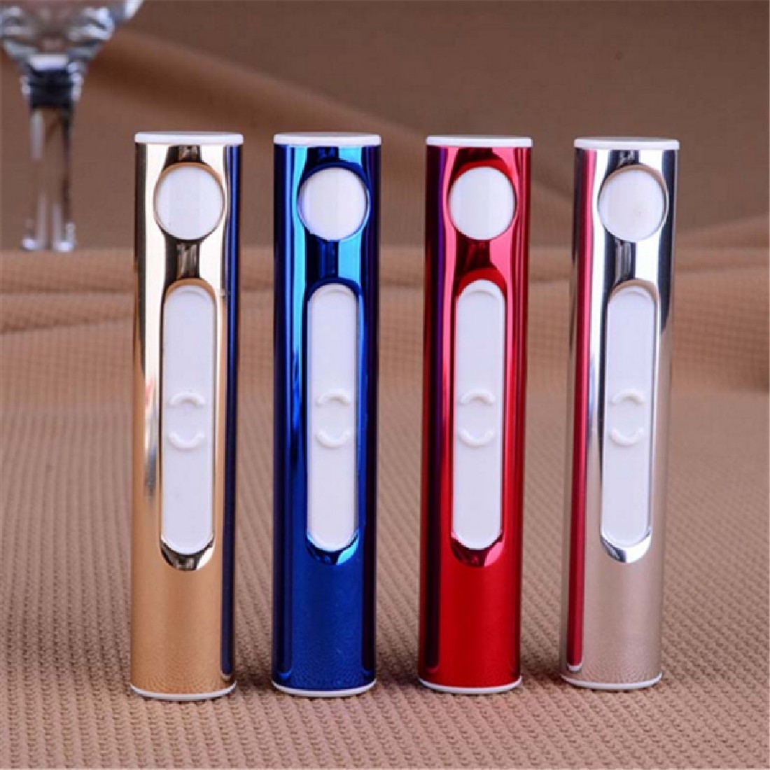 Electronic USB Lighter Rechargeable Tobacco Cigarette Lighter Flameless Cigar windproof gold metal pipe torch lighter Electronic USB Lighter Rechargeable Tobacco Cigarette Lighter Flameless Cigar windproof gold metal pipe torch lighter
