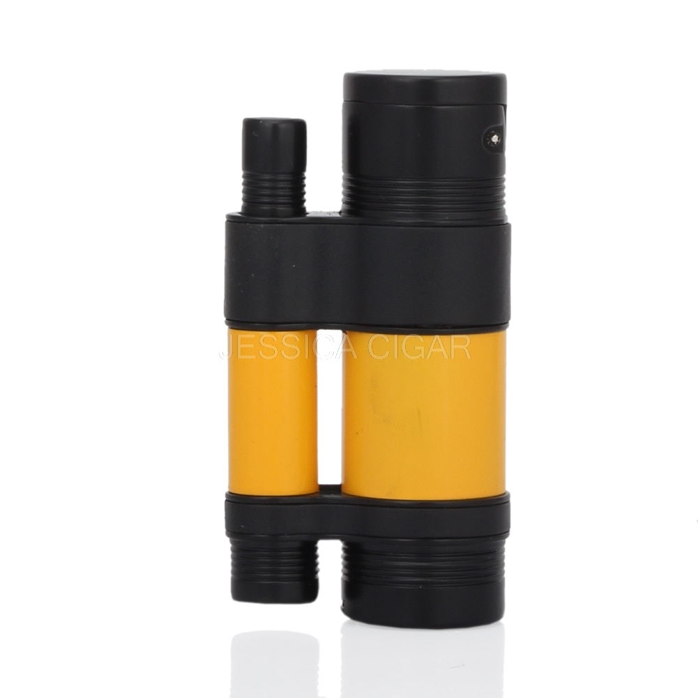 Special Bomb Design Metal Cigar Lighter 3 Torch Flame Cigrette Jet Lighters Windproof Butane Lighter With Gift Box COHIBA Special Bomb Design Metal Cigar Lighter 3 Torch Flame Cigrette Jet Lighters Windproof Butane Lighter With Gift Box