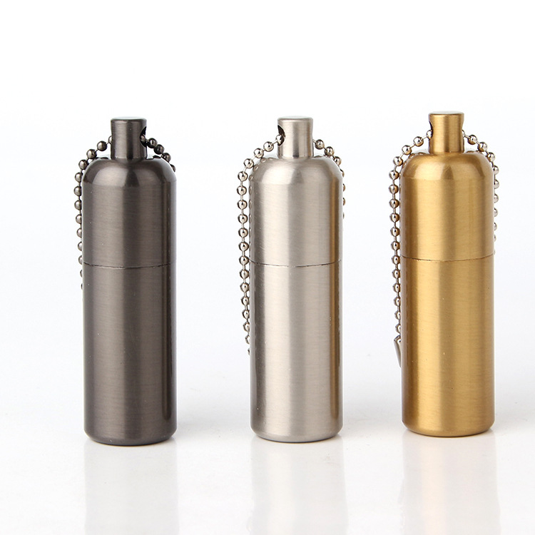 Portable Mini Wheel Kerosene Lighter Creative Metal Capsule Bottle Mini Lighter Metal Key Chain Wheel Flame Outdoor Sports 635 Portable Mini Wheel Kerosene Lighter Creative Metal Capsule Bottle Mini Lighter Metal Key Chain Wheel Flame Outdoor Sports 635