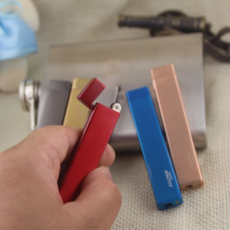 Slender long wheel lighter flame lighter creative cigarette whole Slender long wheel lighter flame lighter creative cigarette wholesale