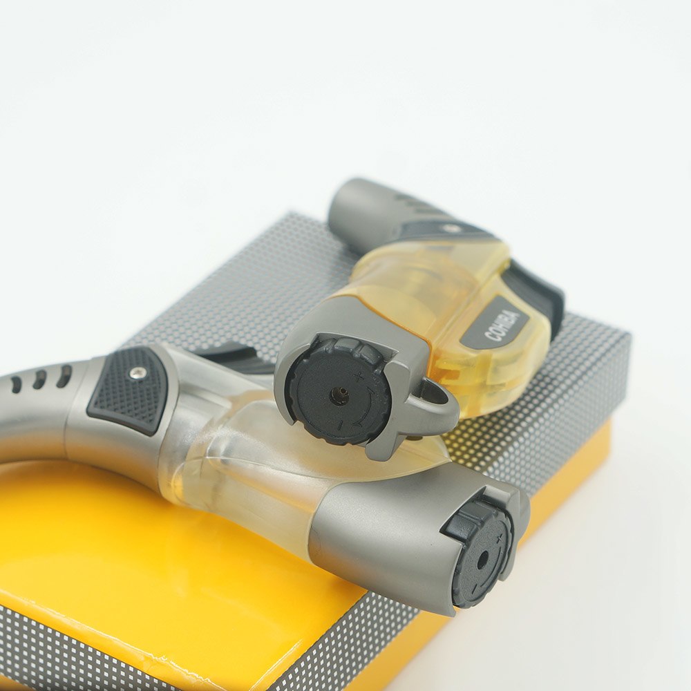 Scabbard Style Torch Jet Flame Cigar Lighter Butane Gas Cigarette Lighters COHIBA Scabbard Style Torch Jet Flame Cigar Lighter Butane Gas Cigarette Lighters