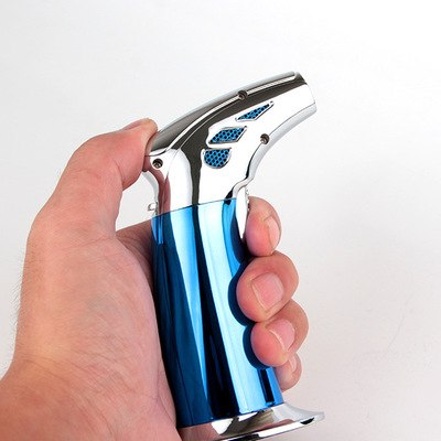 Cigarette windproof lighter Men cigar torch cigarette lighter Personality ultra-thin metal Cigarette Accessories windproof lighter Men cigar torch cigarette lighter Personality ultra-thin metal